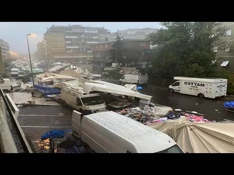 Download MP3 After France, an incredibly destructive storm hit Italy!