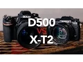Lagu Nikon D500 vs Fuji X-t2