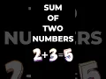 Python program to add two numbers sum of two numbers