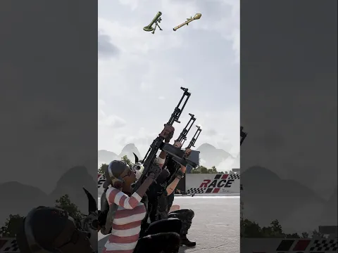 신총 RPD로 박격포 판처 공중폭파 챌린지💣RPD Airshot Challenge