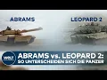 KAMPFPANZER-VERGLEICH Abrams vs Leopard-2 - So unterscheiden sich die beiden Modelle