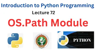 os path Module in Python File and Directory Path Handling VTU Introduction to Python Programming