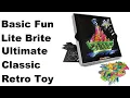 Basic Fun Lite Brite Ultimate Classic Retro Toy Gift for Girls and Boys