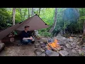 Wild Creek Camping Campfire Cooking Fishing Hole and Enjoying the Wilderness