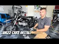 125cc dirt bike VM22 Carb install guide No more bog Apollo SSR RFZ 110cc 125cc 140cc