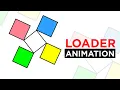 Rotating Square Loading Animation HTML AND CSS CODER BOY