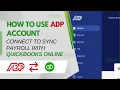 ADP Accountant Connect QuickBooks Online Sync Tutorial Full Setup Guide
