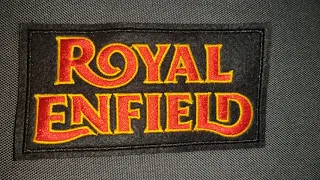 Royal Enfield Name embroidered patch
