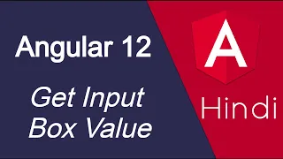 Angular 12 Hindi tutorial Get Input Box Value and Display