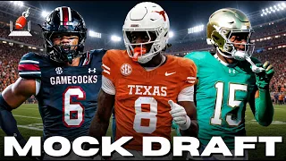 TWO ROUND 2027 NFL Mock Draft Dolphins PASS on QB TWICE