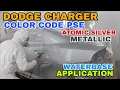 Download Lagu DODGE CHARGER COLOR CODE-PSE ATOMIC SILVER MET. WATERBASE APPLICATION #autorefinish  #waterbased