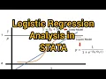 How to run and interpret the OR of binary logistic regression analysis in STATA