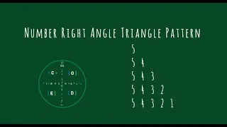 47 Number Right Angle Triangle Pattern without any pre-defined method using while loop in Python