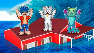 ROBLOX pero cada 30 SEGUNDOS hay un DESASTRE NATURAL 😱🌊 ¿SOBREVIVIREMOS al TSUNAMI?