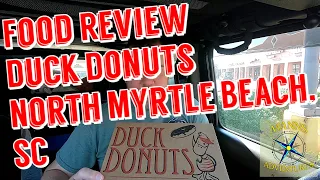 Food Review of Duck Donuts North Myrtle Beach SC