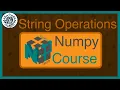 NumPy Course String Operations