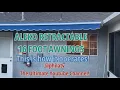 ALEKO RETRACTABLE 16 FOOT AWNINGS THIS IS HOW IT WORKS