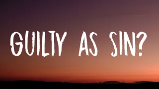 taylor swift guilty as sin lyrics