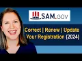 Your SAM Registration How To When and Why