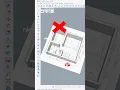 Download Lagu SketchUp Tutorial: The fastest and easiest way to turn a 2D plan into 3D!✨ #sketchup #nicetower #art