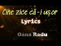 Download Lagu Cine zice că-i ușor - Lyrics - Oana Radu