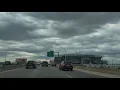 Driving I-95 South to Exit 12 in Philadelphia PA - 4K