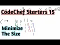 MINSZ Minimise the Size CodeChef Starters 15 Bitmasking div2 div3