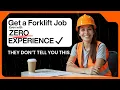 This Trick Gets You a Forklift Job Even Without Experience