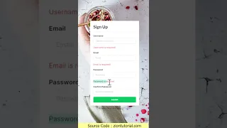Form Validation using React React Forms Handling Validation Tutorial