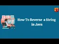 REVERSE WORDS IN A STRING IN JAVA TAMIL ABI TECH