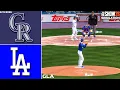 Dodgers vs Rockies Simulation 26 MLB The Show 26 PS5 Gameplay