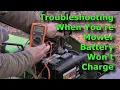 Lawn Mower Tractor Battery Not Charging Step by Step Troubleshooting