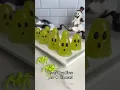 Halloween Jello Ghosts Dye free and kid friendly