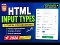 HTML Input Types for beginners 2026 Master HTML Input with few lines of CSS