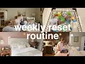 my WEEKLY RESET ROUTINE to set myself up for a good new week