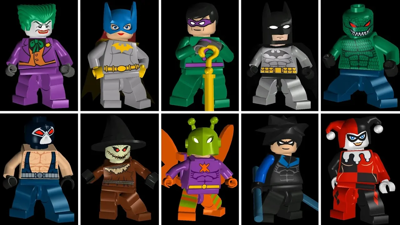 All Characters in LEGO DC Super-Villains w/All DLC (Side by Side) - Comics / Movies vs Lego (Part 3)