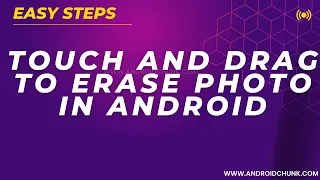 Touch and Drag to Erase Image in Android Erase Android Bitmap parts Android Studio Tutorial