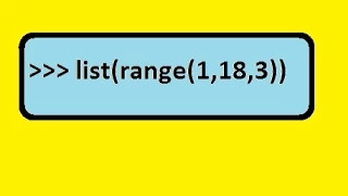 Python Ranges and Lists