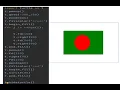 Drawing National Flag Using Python Turtle