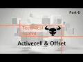 Ways of access cells ActiveCell Offset Excel VBA Part-6 full hindi tutorial