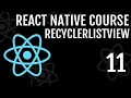 RecyclerListView In React Native Hooks React Native Course