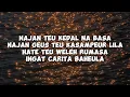 Tony Q Rastafara - Paris van Java (KARAOKE)