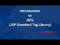 22-JSTL JSP Standard Tag Library Introduction to JSTL JSP Tutorial