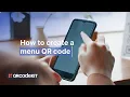QR Code for Restaurant Menu - QR Code KIT