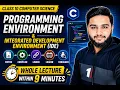 Class 10 CS Programming Environment IDE Editor Compiler Linker Loader Debugger