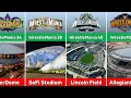 WWE WrestleMania All Logo Venues 1985 to 2025