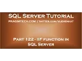 IIF function in SQL Server