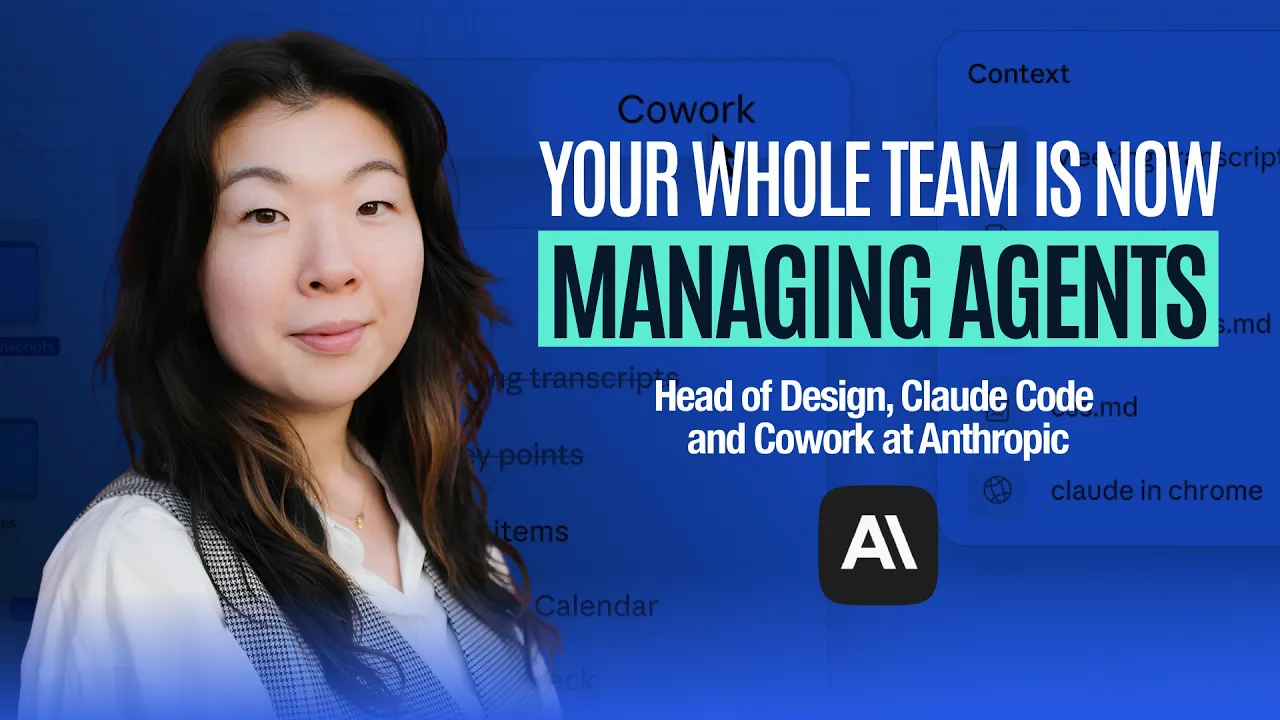 Anthropic Head of Design on Claude Code's Evolution from an Internal Feature into the Fastest-Growing Revenue Product in History | Meaghan Choi | E298 - YouTube thumbnail