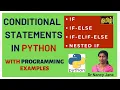 Conditional IF statements in python with simple programs in Tamil Python Nancy Jane