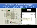 Temperature Humidity Data Logger Using Card